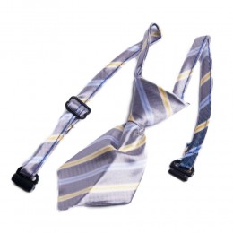 Krawat dla psa kota święta jasnofioletowy w paseczki obwód 40 cm