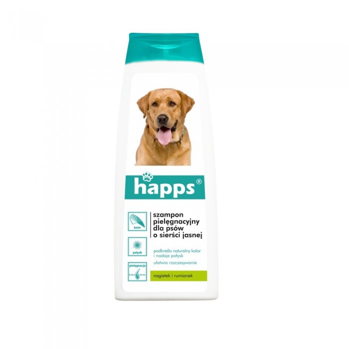 HAPPS szampon pielęgnacyjny dla psów o sierści jasnej