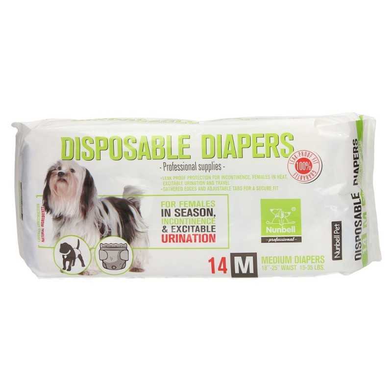 Pampersy dla psa rozmiar M 6-11 kg, pieluszki dla średnich ras, 14 szt. Pampersy dla psa rozmiar M 6-11 kg, pieluszki dla średnich ras, 14 szt.