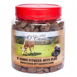 Przysmaki dla psa O Canis Fitness-Bits Plus wołowina ze śliwką 300g