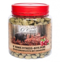 Przysmaki dla psa O Canis Fitness-Bits Plus dzik z żurawiną 300 g