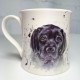 Kubek ceramiczny na prezent labrador czarny / kubek z psem