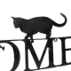 WELCOME ozdoba dekoracja ścienna metalowa z kotami koty kot