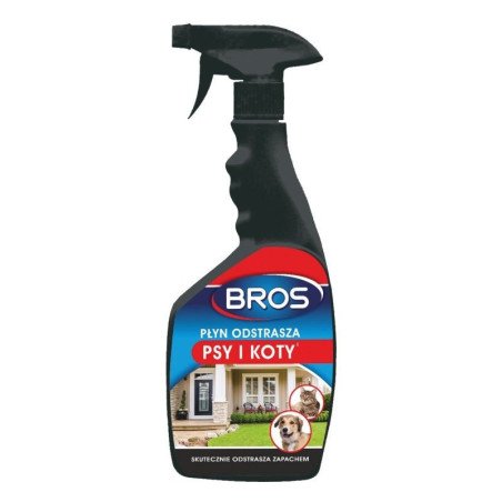 Bros płyn skutecznie odstraszający psy i koty 500ml