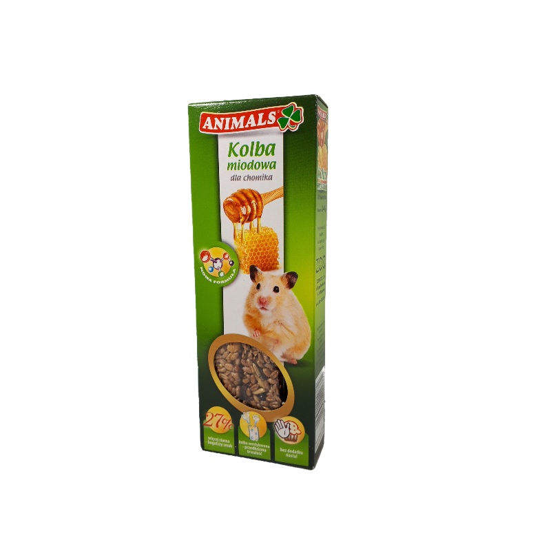 Animals kolba miodowa dla chomika 2 szt. do chrupania Animals kolba miodowa dla chomika 2 szt. do chrupania