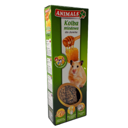 Opakowanie dwóch kolb miodowych Animals dla chomika