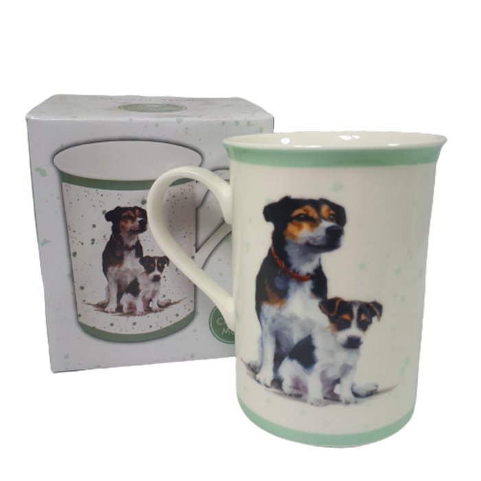 Ceramiczny kubek z psem Parson Russell terrier / kubek z terrierem