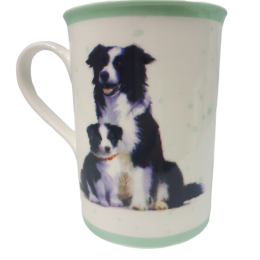 Kubek ceramiczny z psem Border Collie / kubek z border collie