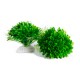Zielone sztuczne rośliny na kamieniu dekoracja do akwarium 2 sztuki