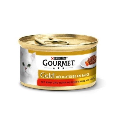 Purina Gourmet Gold 85g Karma z Wołowiną i Pomidorami