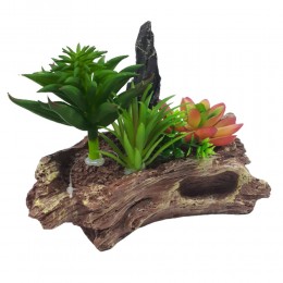 Sztuczne rośliny na skale dekoracja do akwarium terrarium