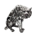 Figurka tygrys srebrny / figurka glamour tygrysa / tygrys figurka