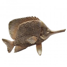 Rzeźba figurka ryba złota /ryba figurka dekoracyjna glamour prezent
