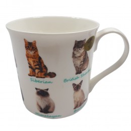 Ceramiczny kubek z kotami na prezent / kubek w koty / kubek koty