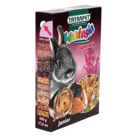 Pokarm dla młodych gryzoni FANTASIA supermix JUNIOR Pokarm dla młodych gryzoni FANTASIA supermix JUNIOR