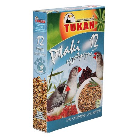 Pokarm dla małych ptaków egzotycznych TUKAN 420 g