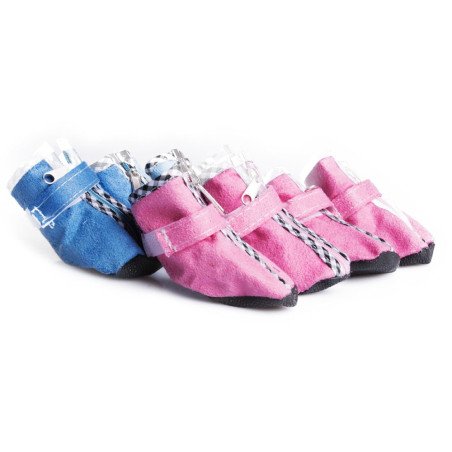 Buty dla małego psa na zimę, buciki z zamkiem i rzepem, 4 szt.