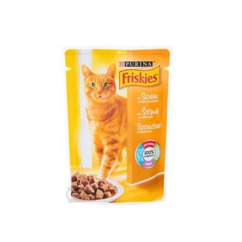 Purina FRISKIES KURCZAK w sosie saszetka 100g