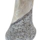Ozdobna figurka dekoracyjna czapla siwa z wyciągniętą głową h 53cm