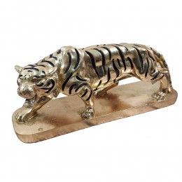 Figurka tygrys / duża złota figurka tygrysa / figurka złoty tygrys
