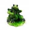 Żaba figurka / figurka żabki na liściu / żabka figurka / figurka żaba