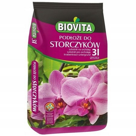 Ziemia do storczyków Orchidea, naturalne podłoże dla orchidei Biovita 3 l