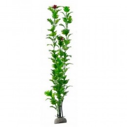 Sztuczna roślina do akwarium zielona z kwiatkami Nobleza h 34cm