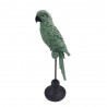 Figurka papuga siedząca na drążku / figurka papugi na prezent