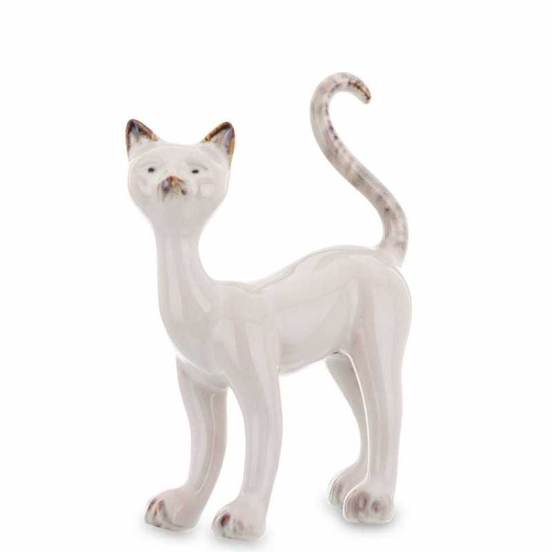 Ceramiczna Figurka Kota Stojącego - Idealny Prezent Ceramiczna Figurka Kota Stojącego - Idealny Prezent