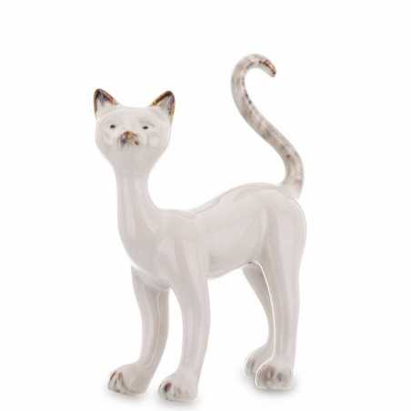 Ceramiczna Figurka Kota Stojącego - Idealny Prezent