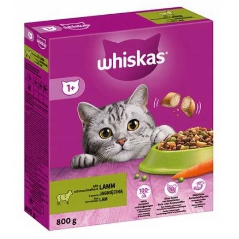 Whiskas z Jagnięciną 800g - Pyszna Sucha Karma dla Kota Whiskas z Jagnięciną 800g - Pyszna Sucha Karma dla Kota