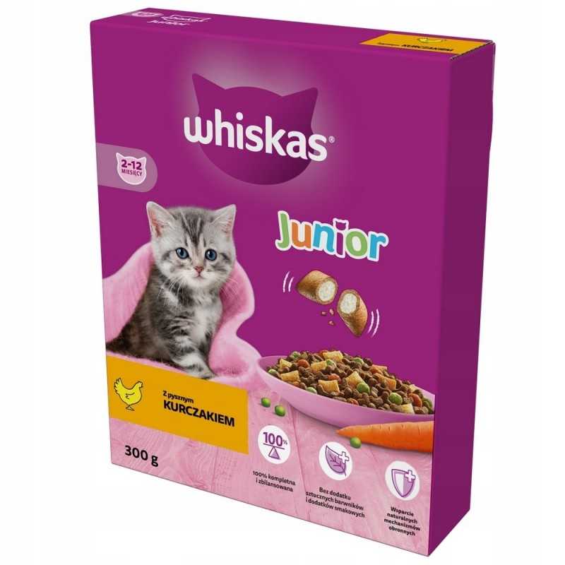 Whiskas Junior z kurczakiem sucha karma dla kociąt