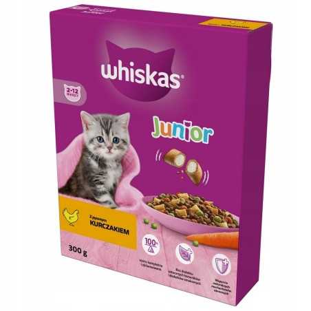 Whiskas Junior z kurczakiem sucha karma dla kociąt