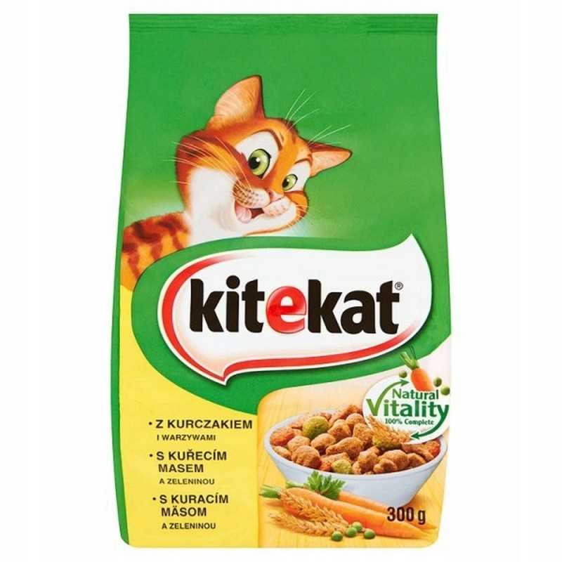 Kitekat z kurczakiem i warzywami sucha karma dla kotów