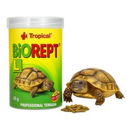 Pokarm dla żółwi lądowych Tropical Biorept L w pałeczkach, 28 g