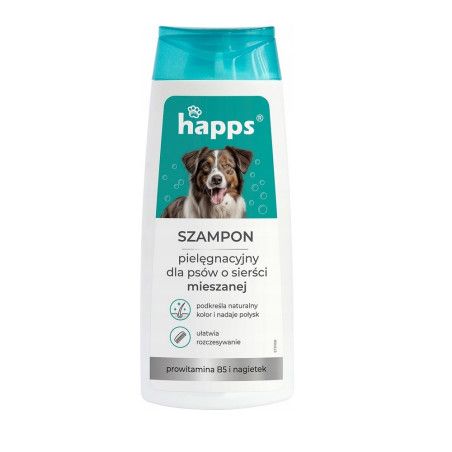 Szampon do mieszanej sierści psa Happs pielęgnacyjny z aloesem i nagietkiem 200 ml