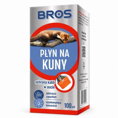 Płyn odstraszający kuny Bros 100 ml do ochrony kabli w aucie i garażu