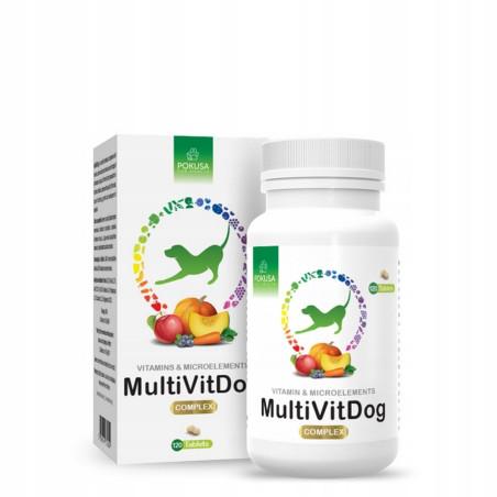 POKUSA MultiVit Dog multiwitamina dla psa, witaminy dla psa 120 tabl.