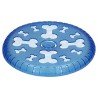 Dysk frisbee dla psa niebieski 22 cm, latająca zabawka do aportu i zabawy w wodzie