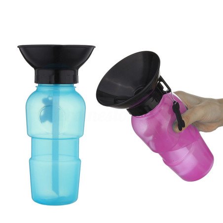 Bidon dla psa i kota AQUA DOG, turystyczna butelka z miską 680 ml