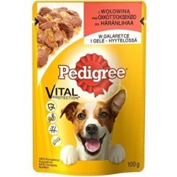 Karma mokra dla psa Pedigree z wołowiną w galaretce, saszetka 100 g