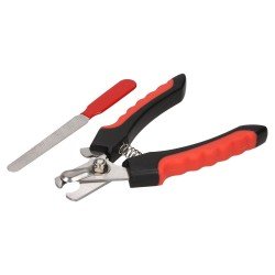 Cążki z pilnikiem do paznokci psa i kota, gilotynka 16 cm i pilnik 14 cm, zdjęcie 2