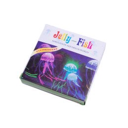 Opakowanie sztucznej meduzy Jelly Fish do akwarium, wersja różowa