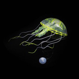 Żółta meduza świecąca w ciemności do akwarium