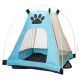 niebieskie Legowisko namiot dla psa lub kota