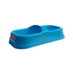 Plastikowa podwójna miska dla psa, kota i gryzoni 360 ml, 4 kolory, zdjęcie 3
