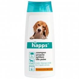 HAPPS skuteczny szampon przeciw pchłom dla psów 150 ml