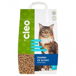 Cleo żwirek dla kota ze słomy 100% naturalny i ekologiczny 7l