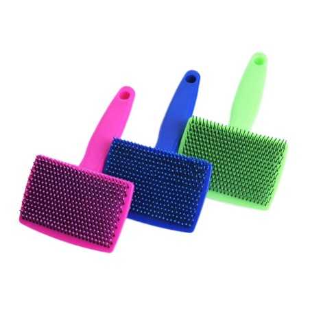 Duża szczotka do czesania psa i kota, pudlówka z bezpiecznymi pinami 16 cm