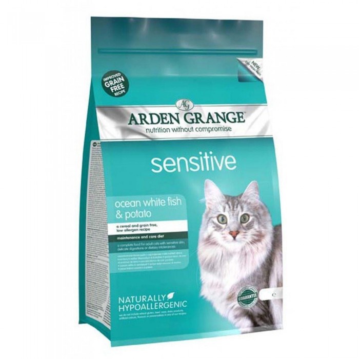 Karma dla kotów Arden Grange GRAIN FREE Sensitive white fish & potato